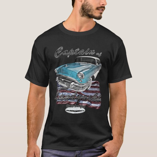 1955,55,Roadmaster,Special,Riviera,Straight Eight  T-Shirt (Front)