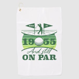 1955 70th Birthday Golf Humor Towel