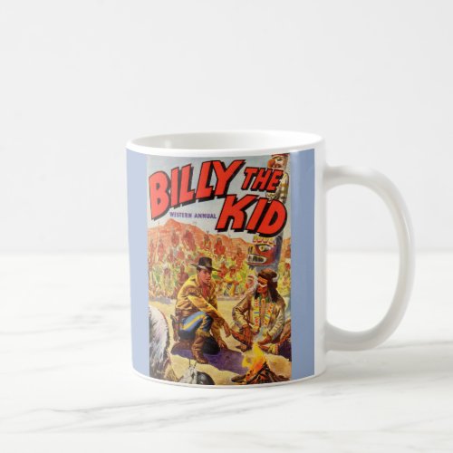 1955 Billy the Kid Western Annual cover Coffee Mug
