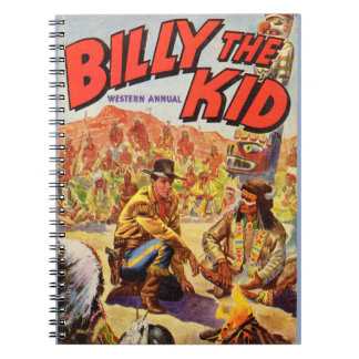 1955 Billy the Kid Western Annual cover Notebook