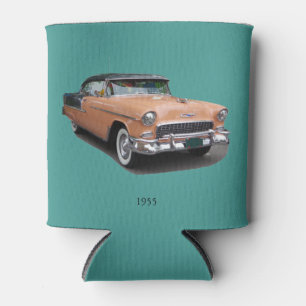 1955 brown classic car can cooler