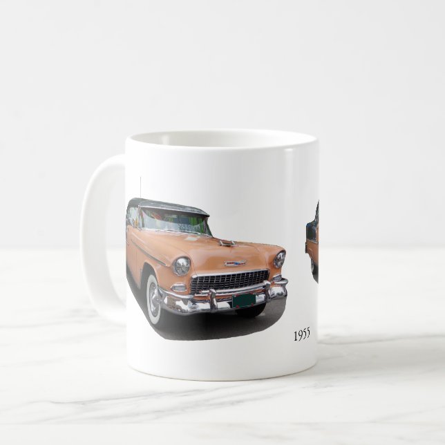 1955 brown classic car Coffee Mug (Front Left)