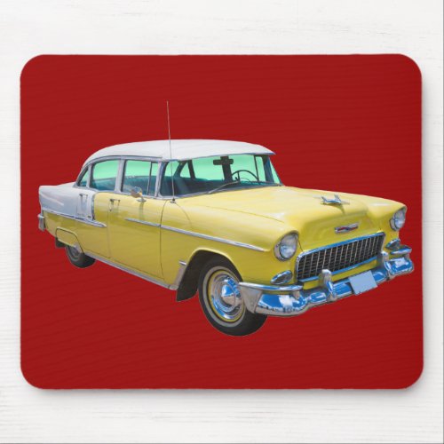 1955 Chevrolet Bel Air Antique Car Mouse Pad