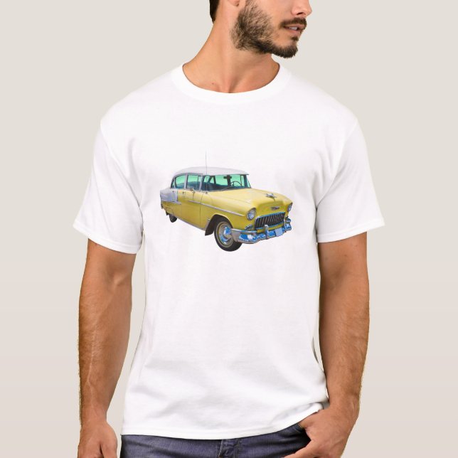 1955 Chevrolet Bel Air Antique Car T-Shirt (Front)
