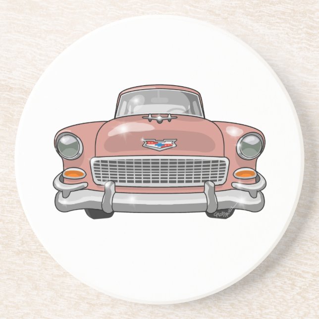 1955 Chevrolet Bel Air Drink Coaster (Front)