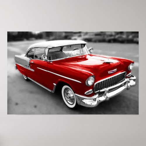 1955 Chevrolet Bel_Air Poster