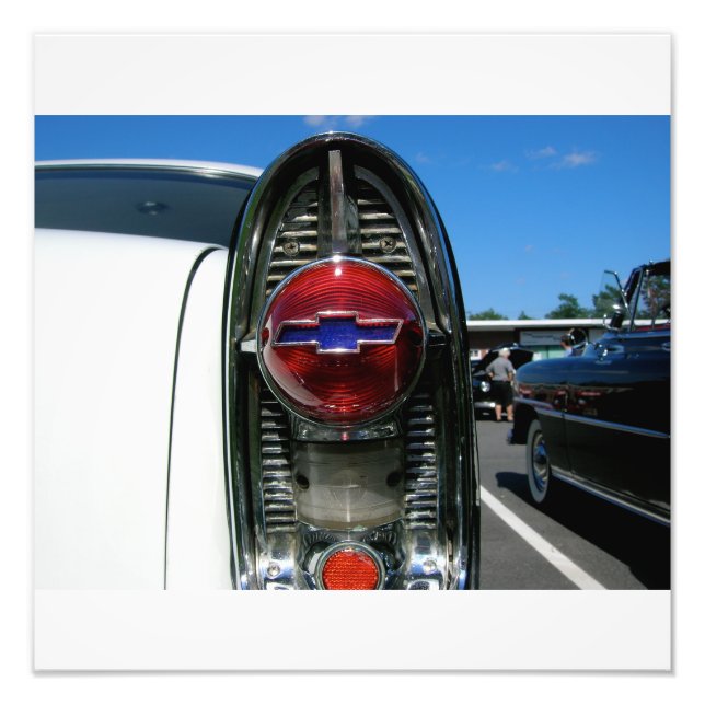 1955 Chevrolet Bel Air Tail Light Photo Print (Front)