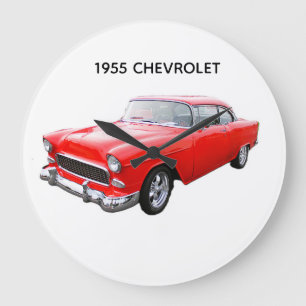 1955 chevrolet car  clock