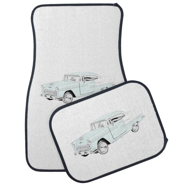1955 Chevy Bel Air Car Floor Mat (Set)