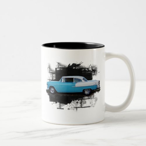 1955 Chevy Bel Air_ Classic Car_Mug Two_Tone Coffee Mug