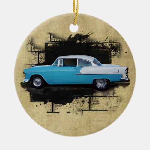 1955 Chevy Bel Air_ Classic Car_Ornament Ceramic Ornament