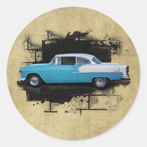 1955 Chevy Bel Air_ Classic Cars_  Sticker