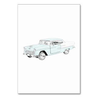 1955 Chevy Bel Air Table Number