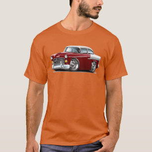 1955 Chevy Belair Maroon Car funny T-Shirt