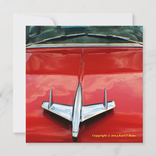 1955 Chevy invitation (Front)