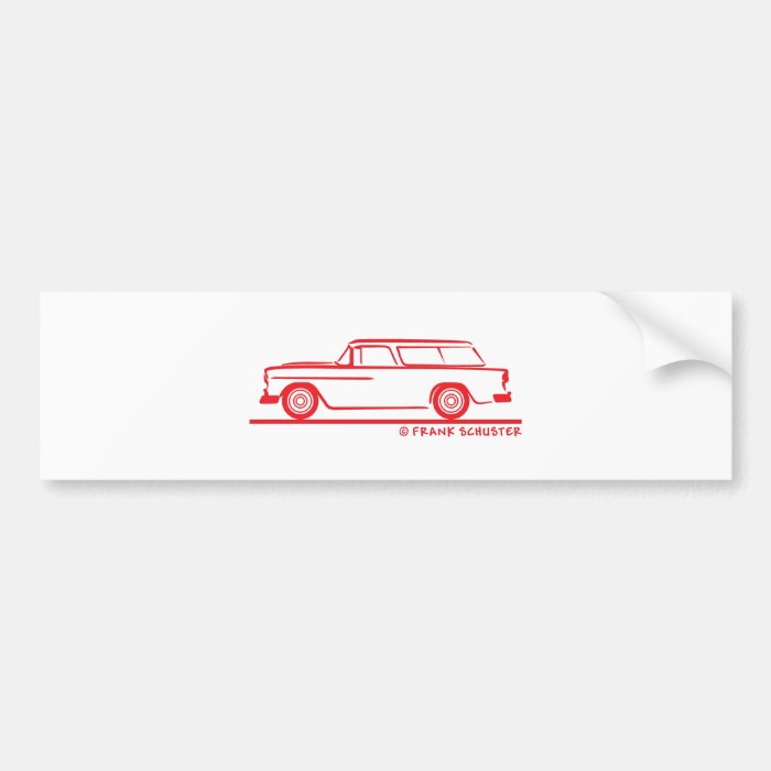1955 Chevy Nomad Bel Air Bumper Stickers