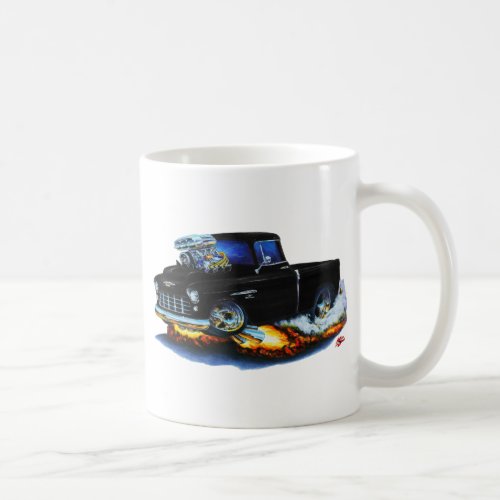 1955 Chevy Pickup Black Truck Coffee Mug