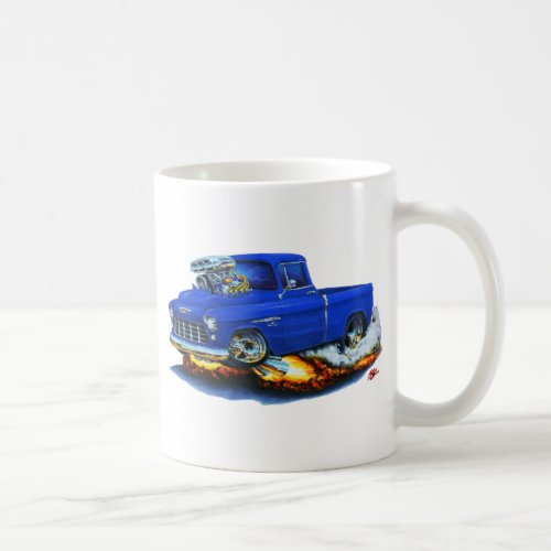 1955 Chevy Pickup Blue Truck Coffee Mug