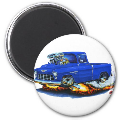 1955 Chevy Pickup Blue Truck Magnet