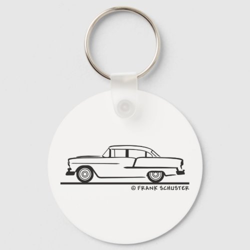1955 Chevy Sedan Keychain