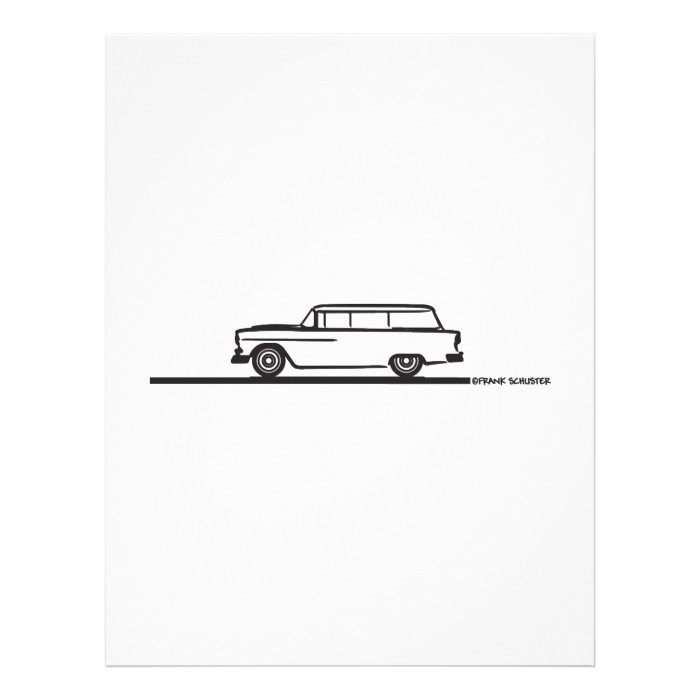 1955 Chevy Station Wagon Custom Letterhead