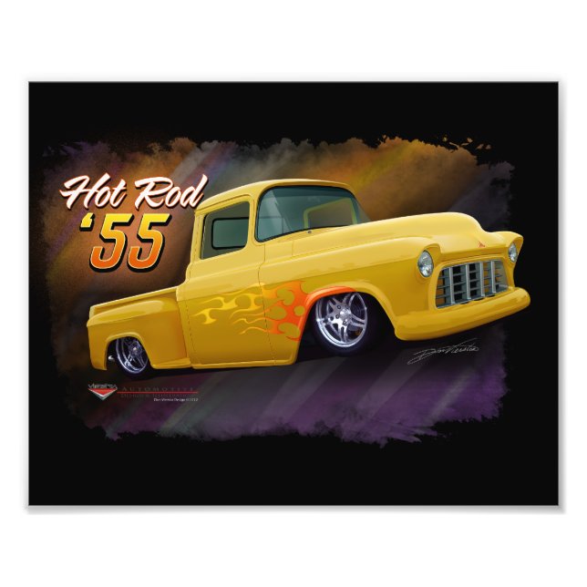 1955 Chevy truck print (Front)