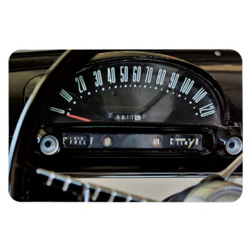 1955 Classic Car Speedometer Magnet