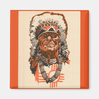 1955 Indian chief from Billy the Kid (UK) comics Magnet