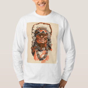 1955 Indian chief from Billy the Kid (UK) comics T-Shirt