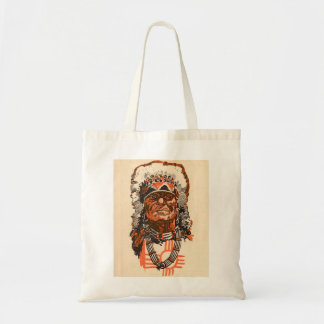 1955 Indian chief from Billy the Kid (UK) comics Tote Bag