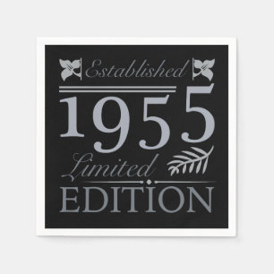1955 Limited Edition 70th Birthday Napkins
