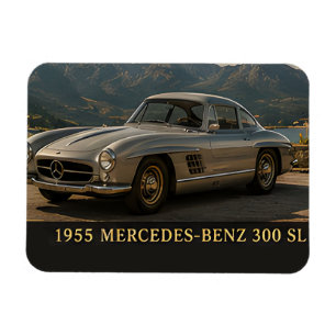 1955 Mercedes-Benz 300 SL Gullwing Classic German Magnet