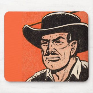 1955 Western bad guy from Billy the Kid comics Mouse Pad