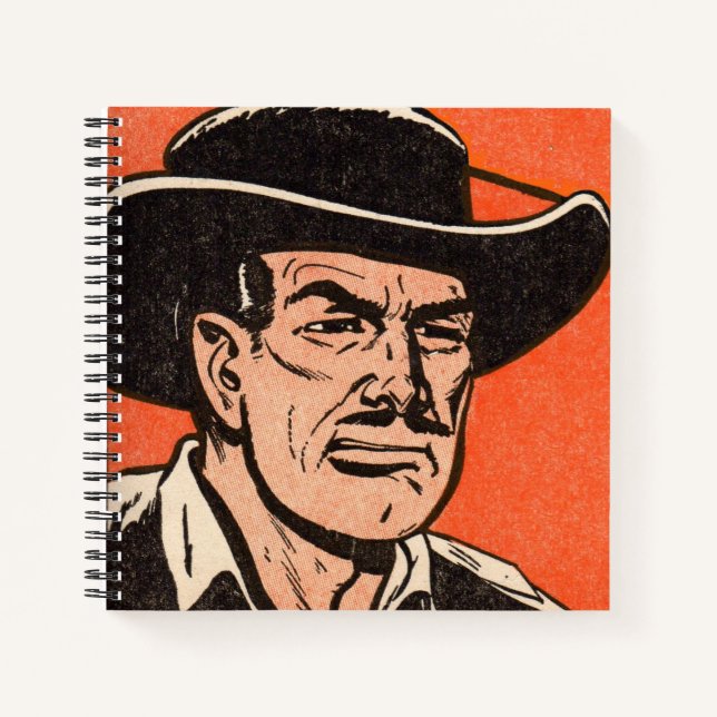 1955 Western bad guy from Billy the Kid comics Notebook (Front)
