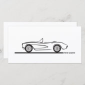 1956 1957 Chevrolet Corvette (Front/Back)