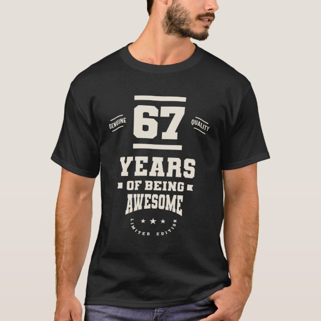 1956 67 Years Old Inspiring - 67th Birthday T-Shirt (Front)