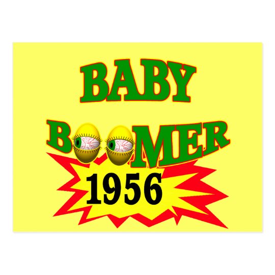 1956 Baby Boomer Postcard