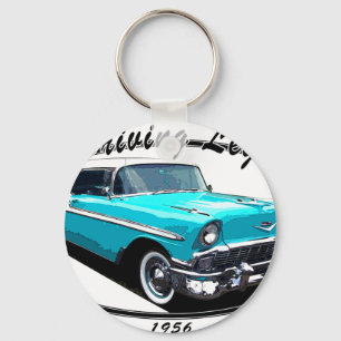 1956 BEL AIR BLUE KEYCHAIN