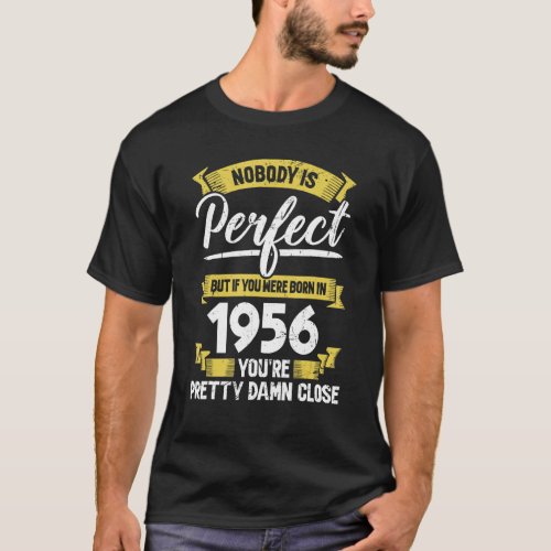 1956 Birthday Vintage Distressed Design T_Shirt