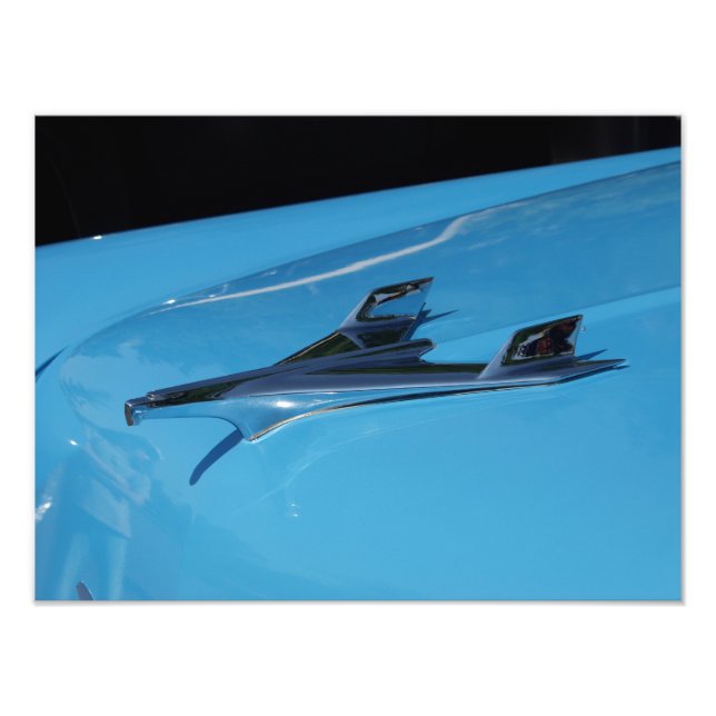 1956 Chevrolet Bel Air Hood Ornament Photo Print (Front)
