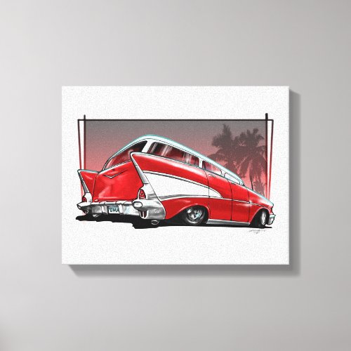 1956 Chevrolet Nomad Station Wagon Canvas Print