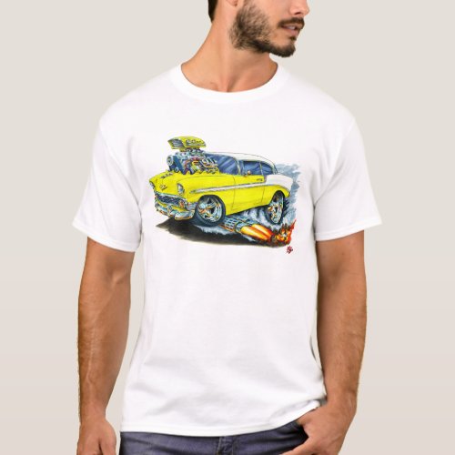 1956 Chevy 150_210 Yellow Car T_Shirt