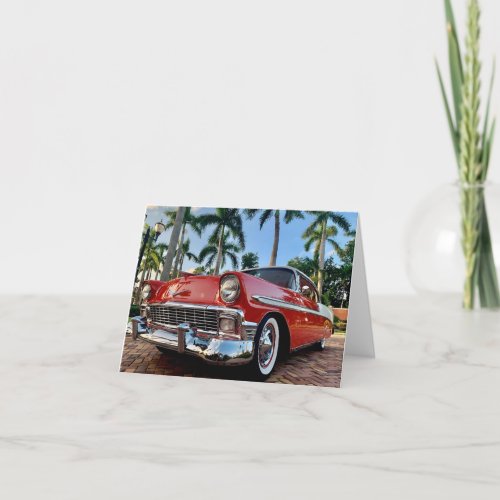 1956 Chevy Belair Thank You Card