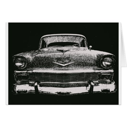 1956 CHEVY SKETCH CARDS (Front Horizontal)