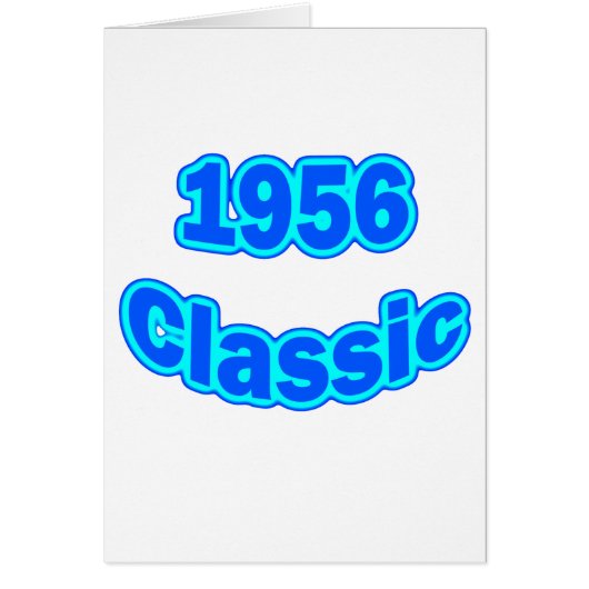 1956 Classic Blue Cards (Front)