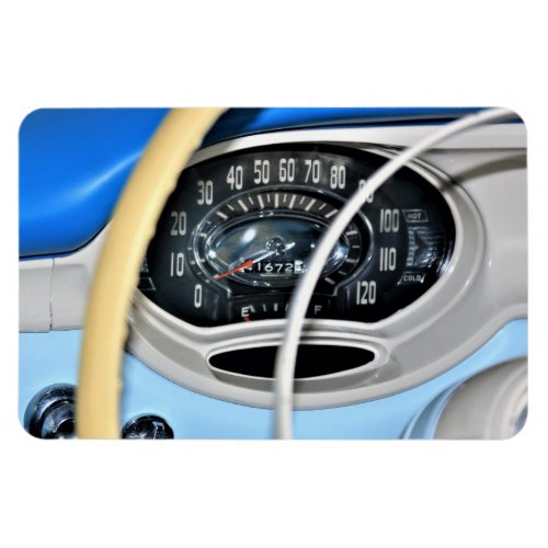 1956 Classic Car Speedometer Magnet