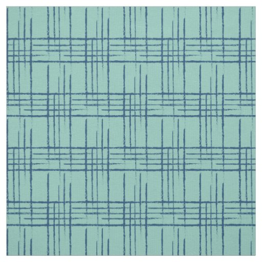 1956 crosshatch aqua fabric