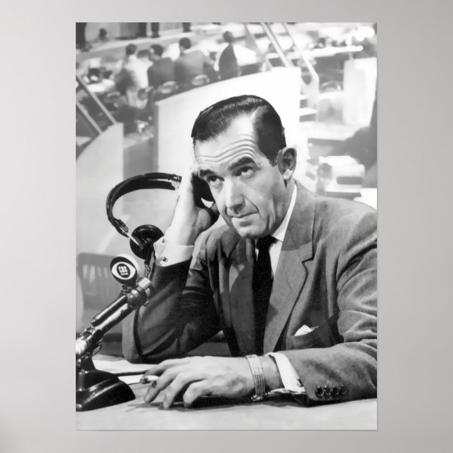 1956 EDWARD R. MURROW CBS POSTER (Front)