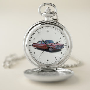 1956 Impala with tail fins pocket watch