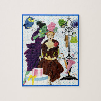 1956 Jealousy whispers into Gloria's ear Jigsaw Puzzle